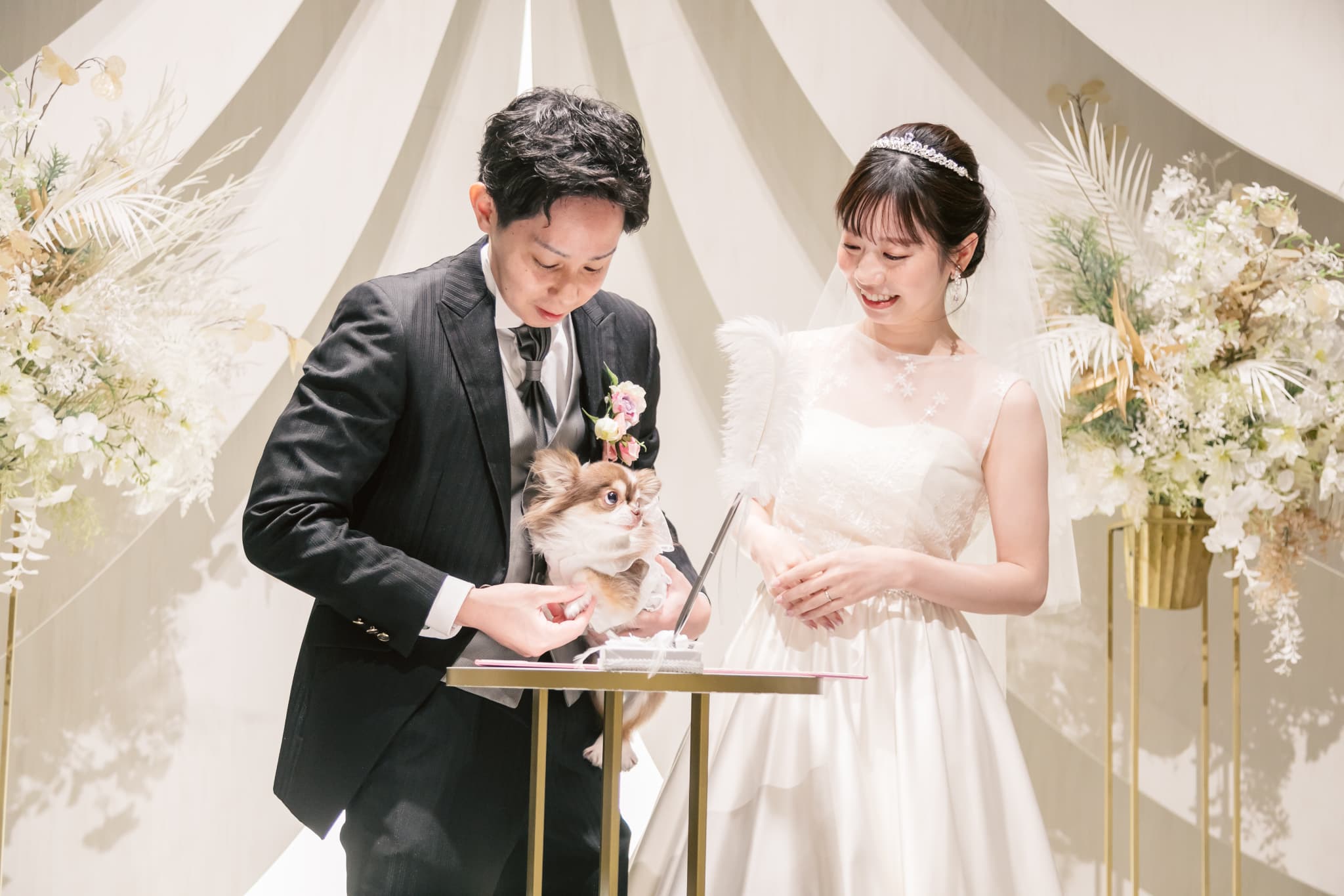 ウェディングレポート第二弾★かわいいゲストがお手伝い